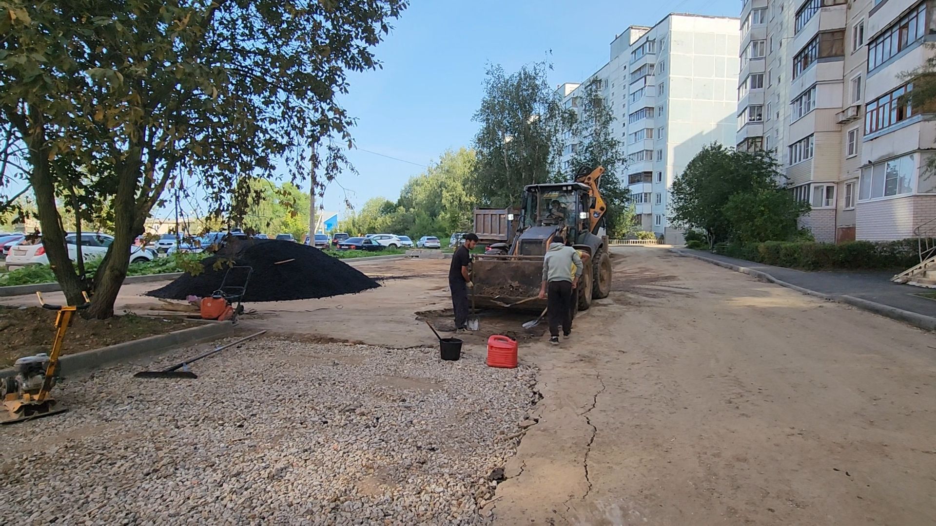 Солнечногорск, благоустройство, Военный городок, новая парковка,