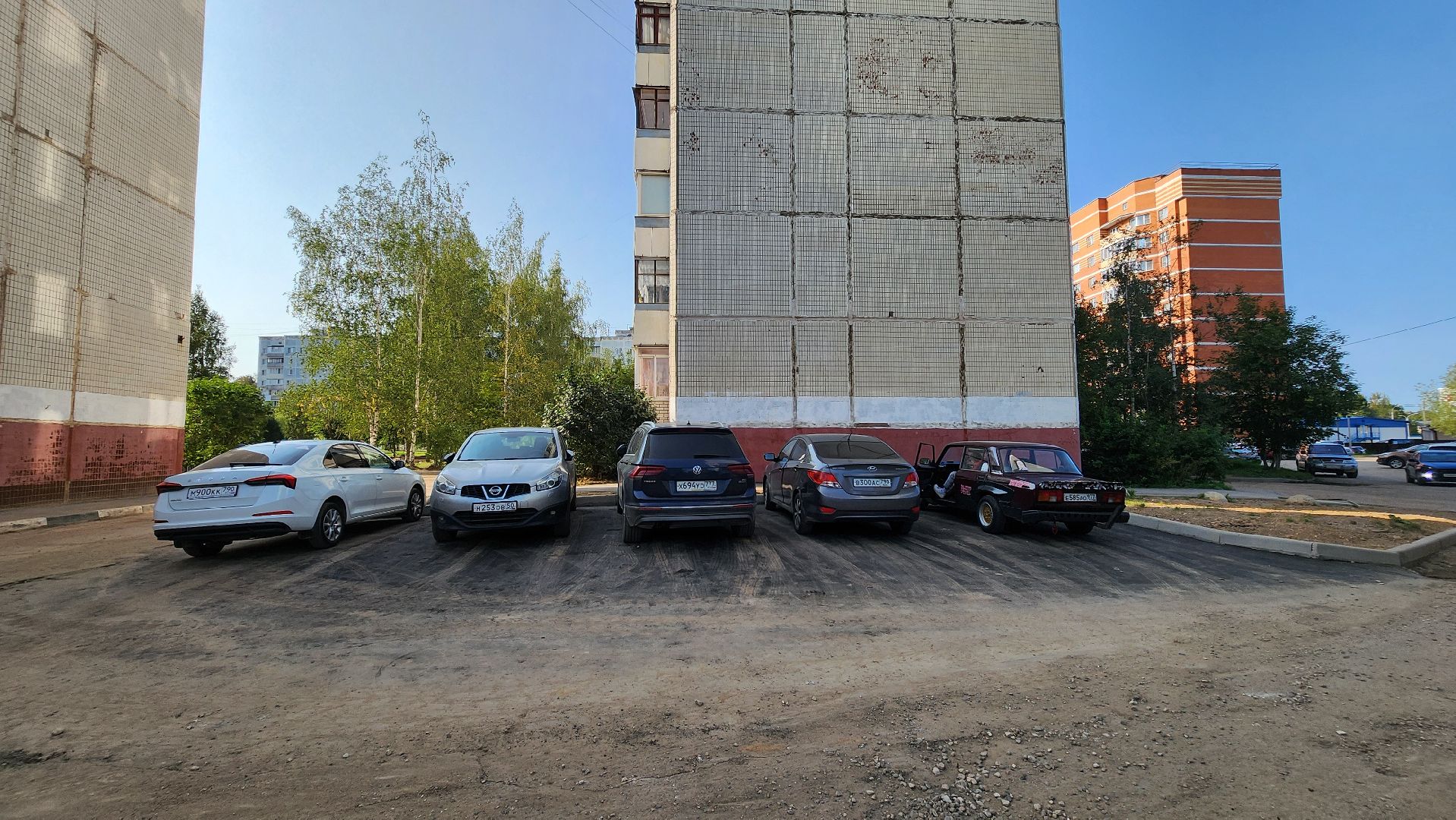 Солнечногорск, благоустройство, Военный городок, новая парковка,