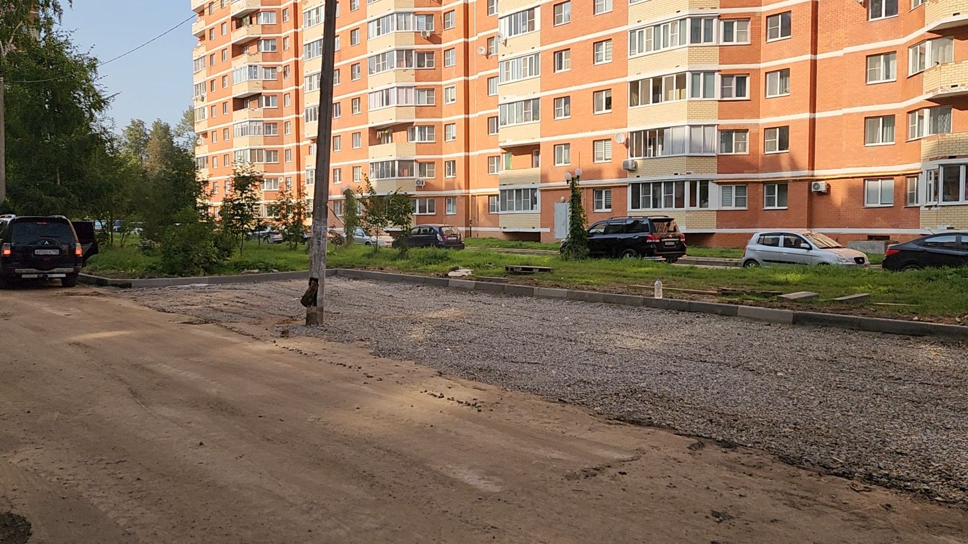 Солнечногорск, благоустройство, Военный городок, новая парковка,