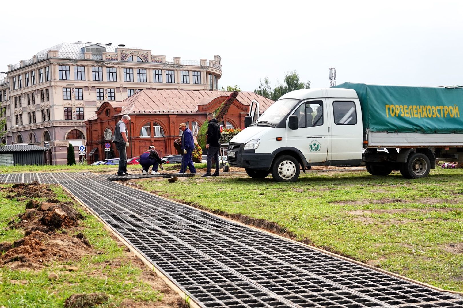 Благоустройство, Лето в Подмосковье, Сергиев Посад,