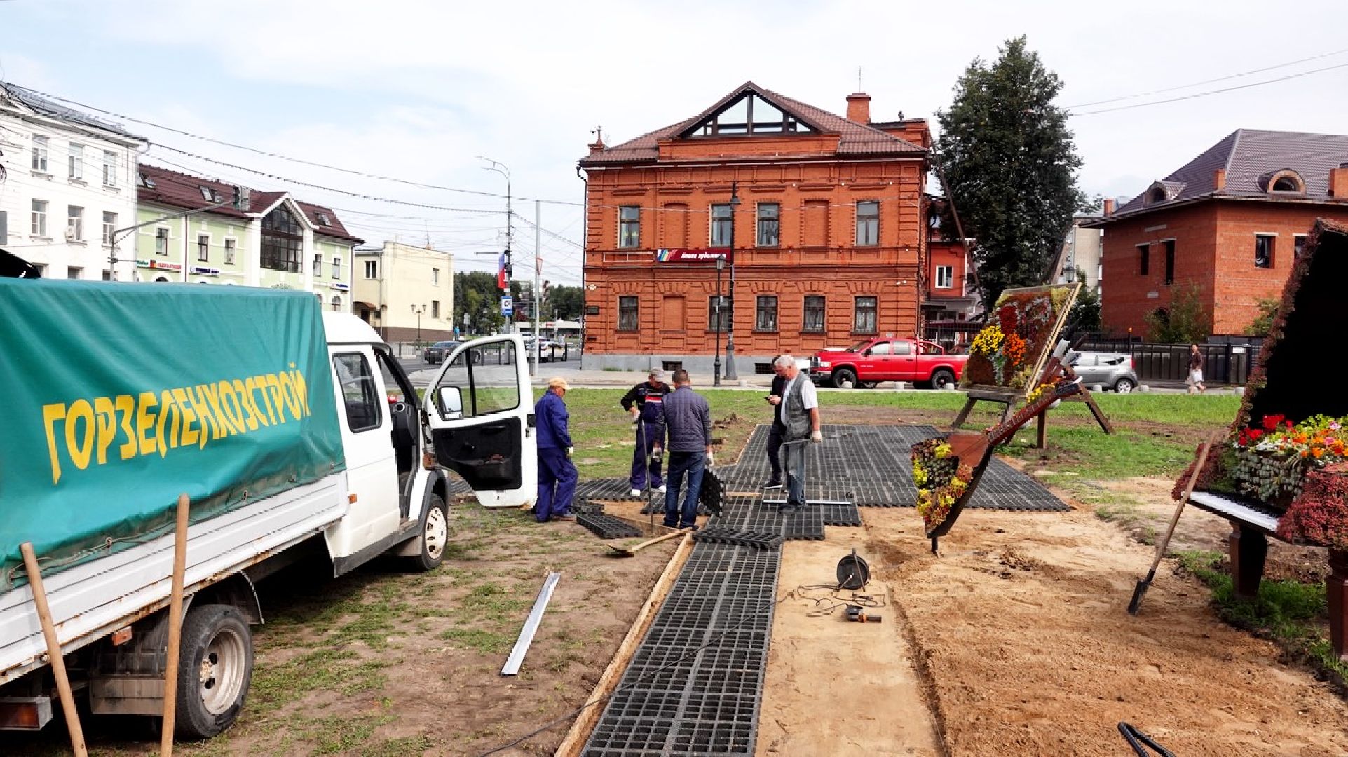 Благоустройство, Лето в Подмосковье, Сергиев Посад,