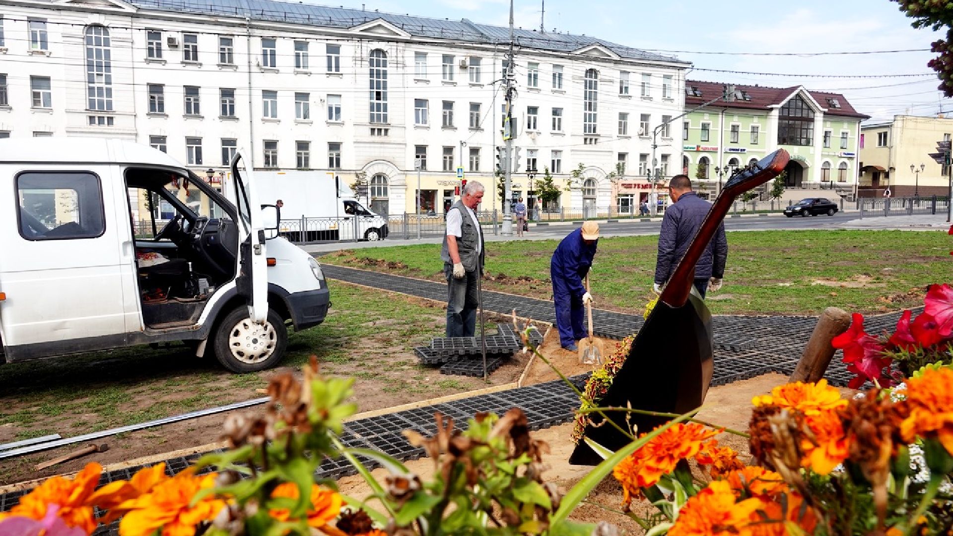 Благоустройство, Лето в Подмосковье, Сергиев Посад,