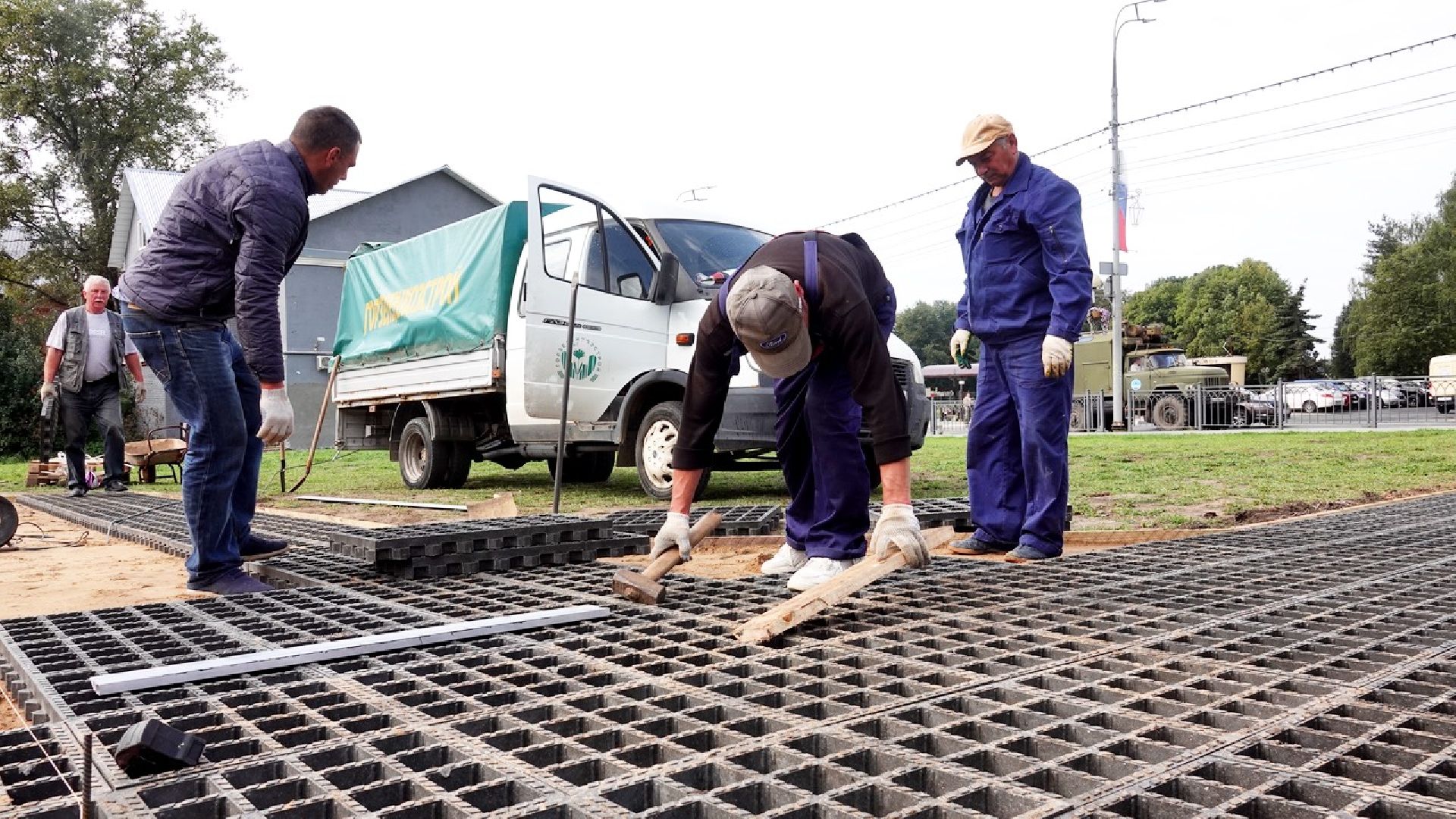 Благоустройство, Лето в Подмосковье, Сергиев Посад,