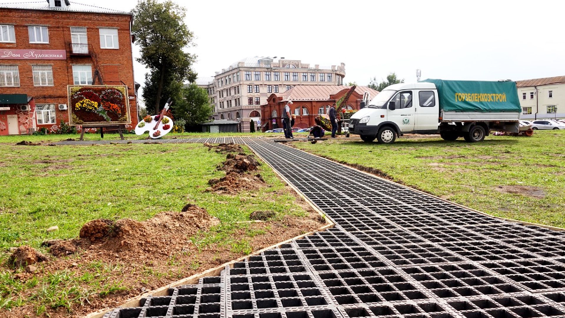 Благоустройство, Лето в Подмосковье, Сергиев Посад,