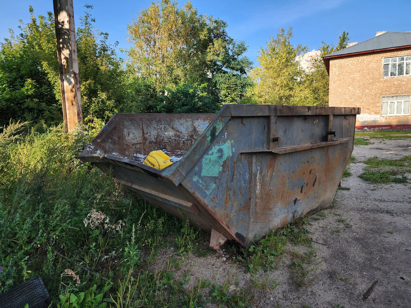 мусор, незаконная свалка, контейнеры, Старая Купавна, Богородский городской округ,