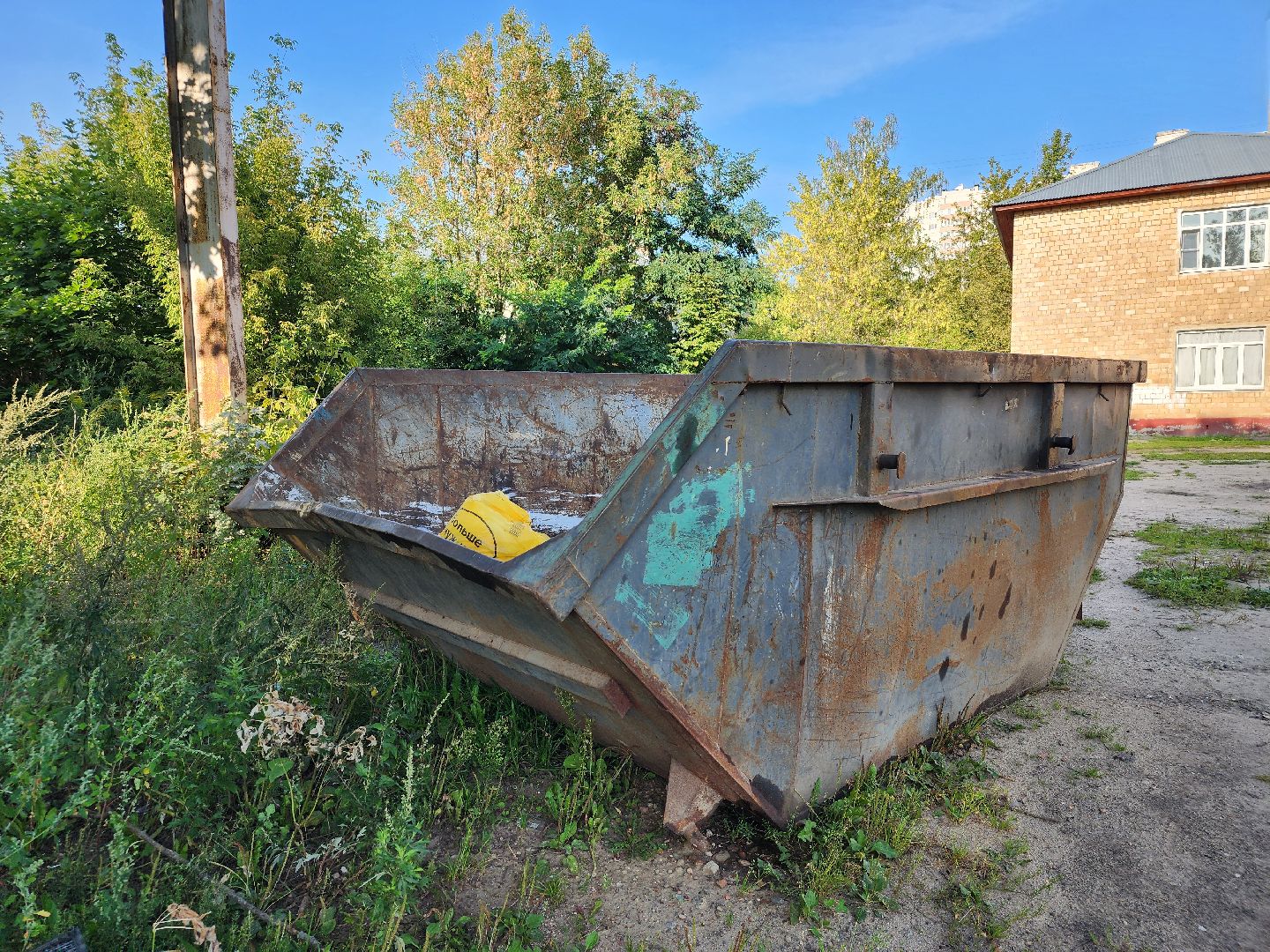 мусор, незаконная свалка, контейнеры, Старая Купавна, Богородский городской округ,
