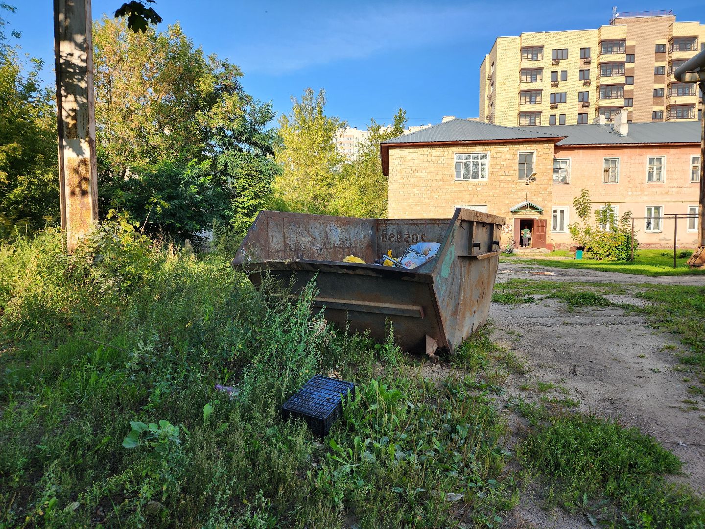 мусор, незаконная свалка, контейнеры, Старая Купавна, Богородский городской округ,
