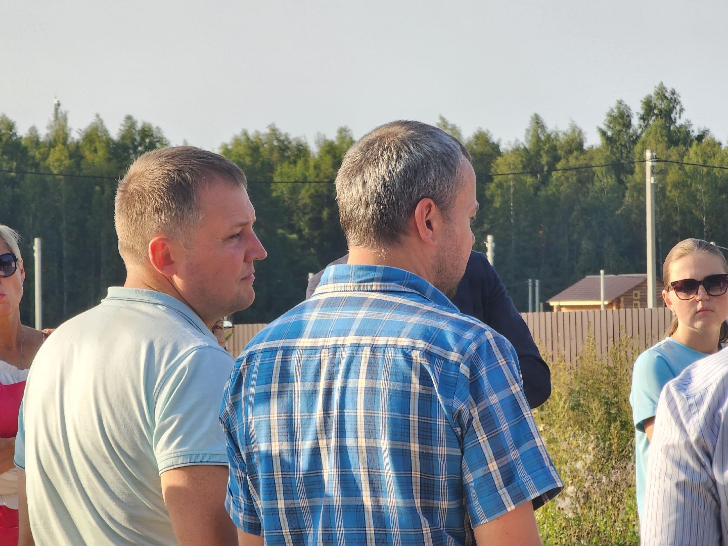 Дубна, Юркино, Строительство дороги, Встреча с жителями,