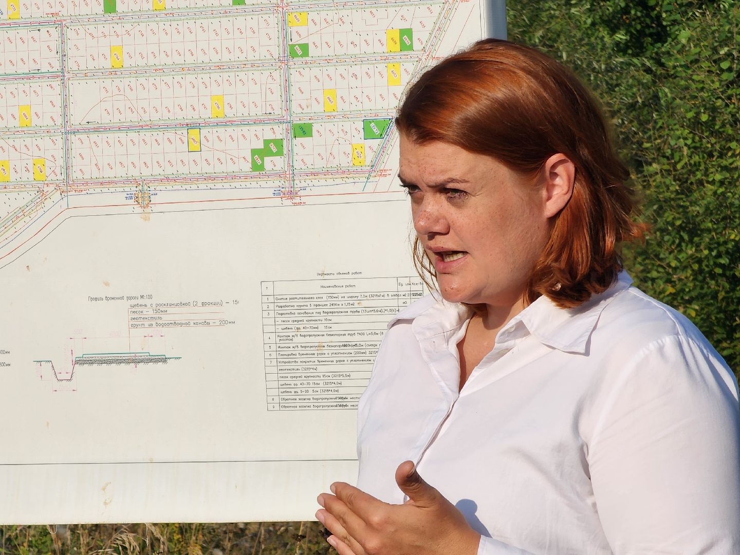 Дубна, Юркино, Строительство дороги, Встреча с жителями,