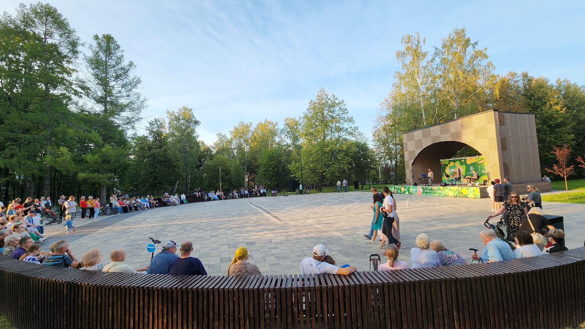 ступино, лето в подмосковье, уличные музыканты,