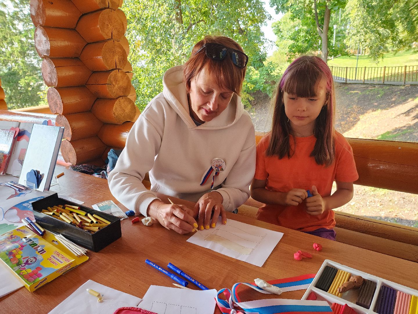 флаг россии, день флага, день флага россии, парк городок, руза, рузский городской округ, праздник,