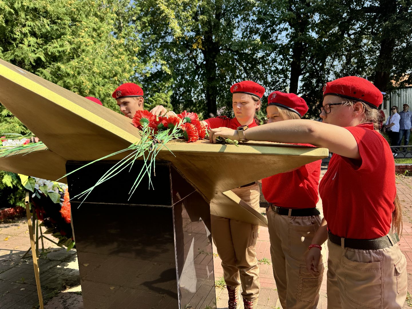 шаховская, день российского флага, акция, юнармеец, движение первых,