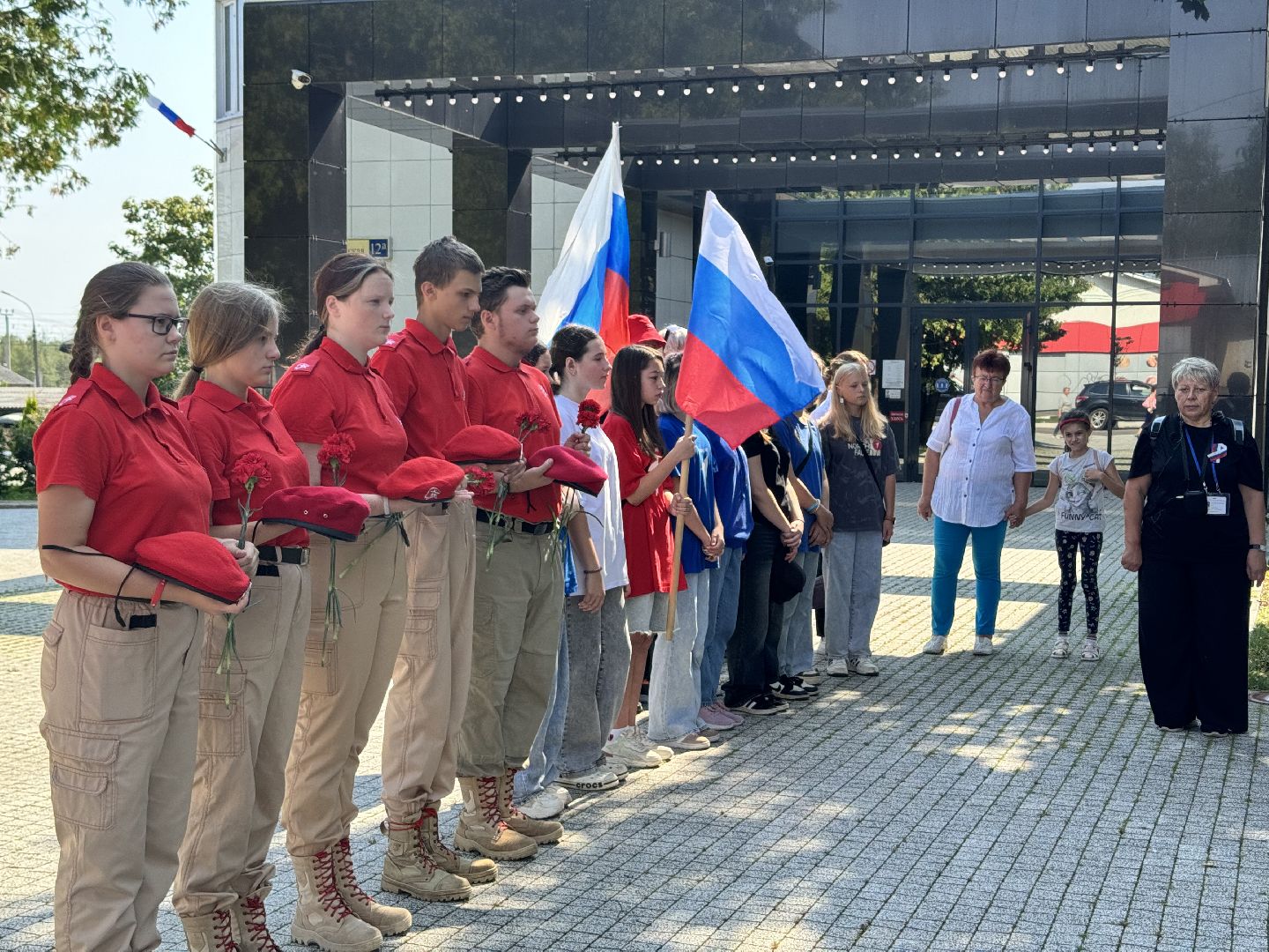 шаховская, день российского флага, акция, юнармеец, движение первых,