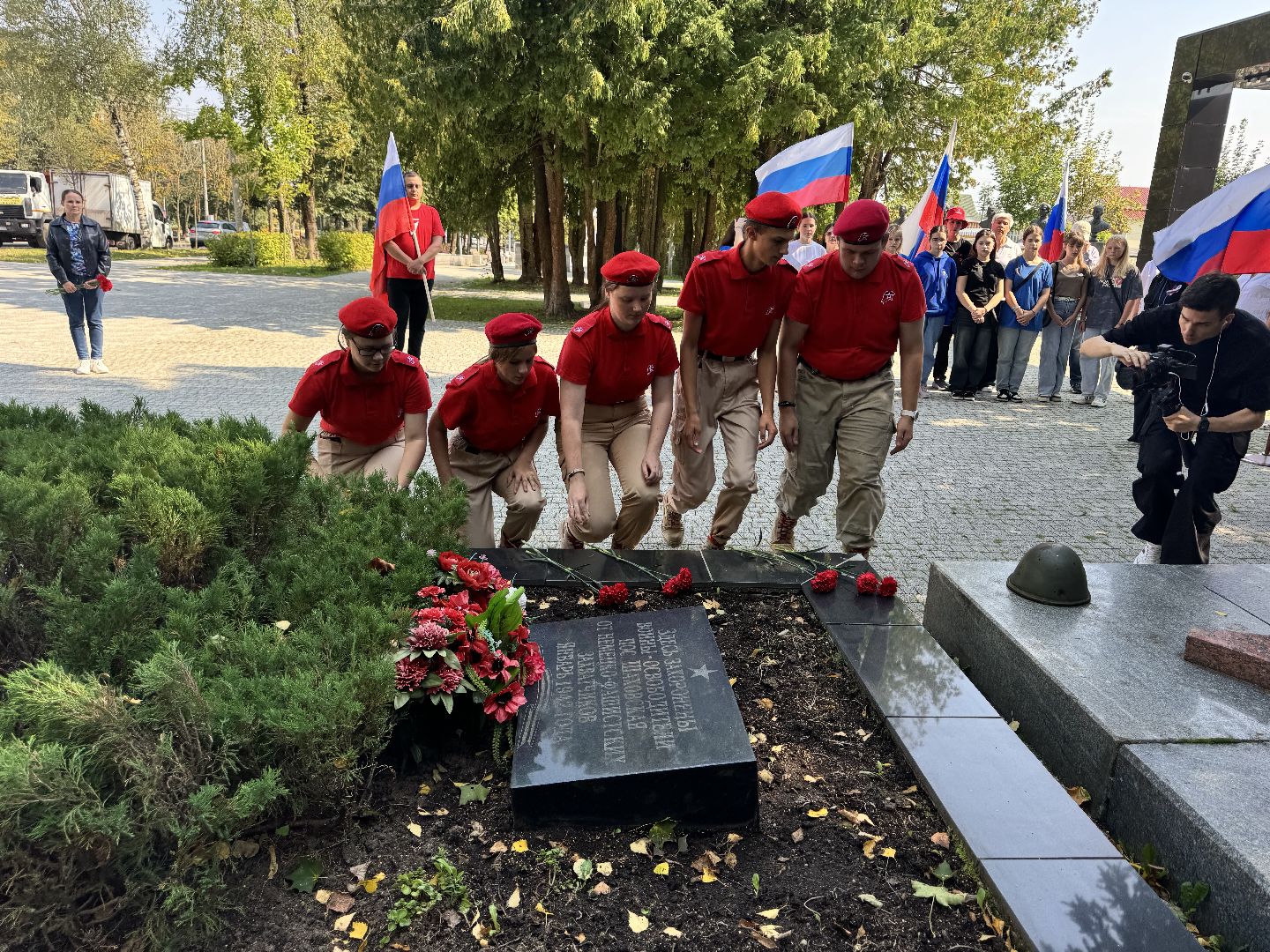 шаховская, день российского флага, акция, юнармеец, движение первых,