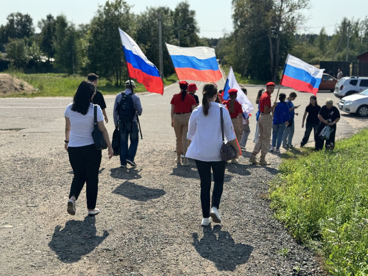 шаховская, день российского флага, акция, юнармеец, движение первых,