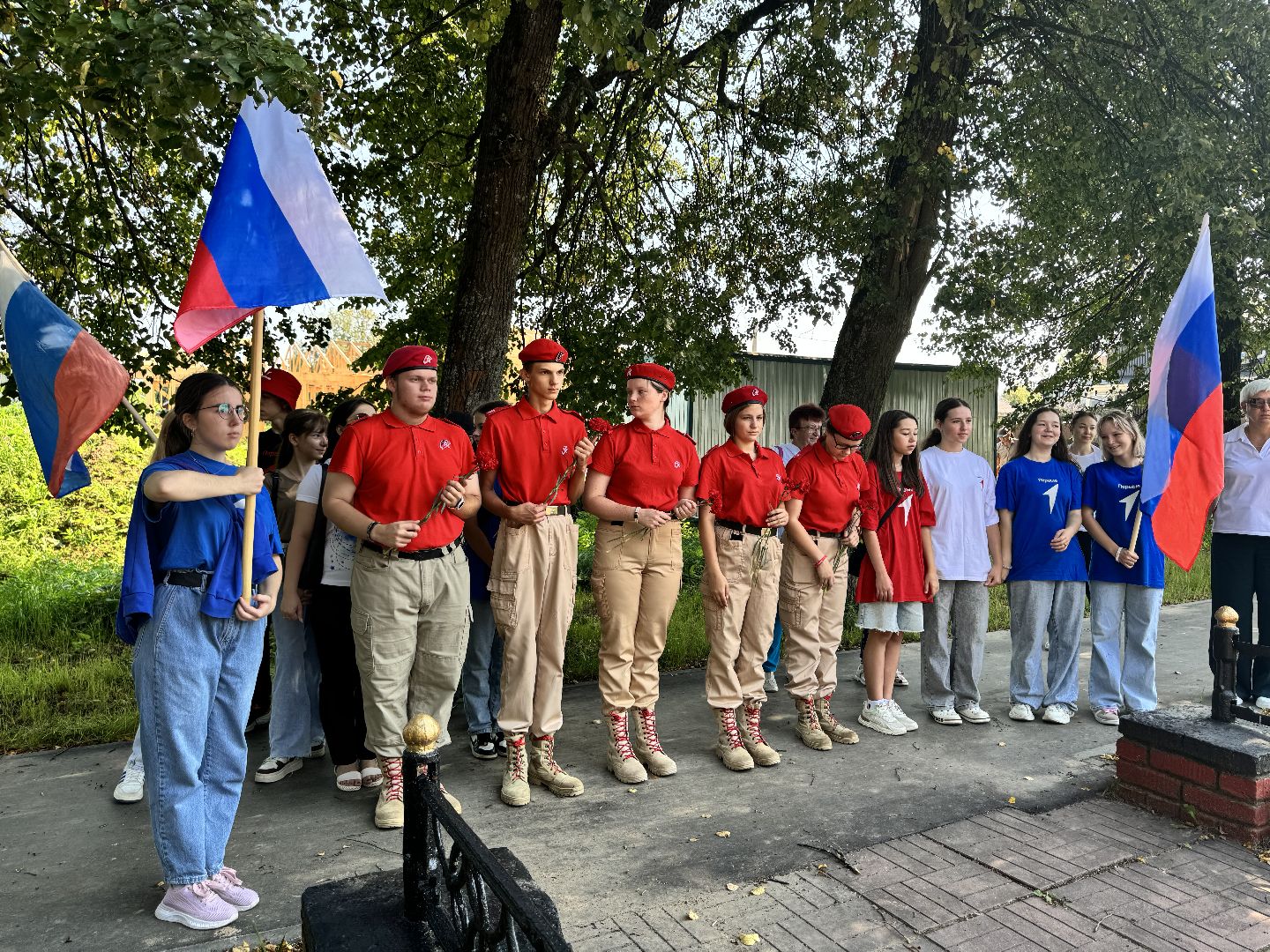 шаховская, день российского флага, акция, юнармеец, движение первых,