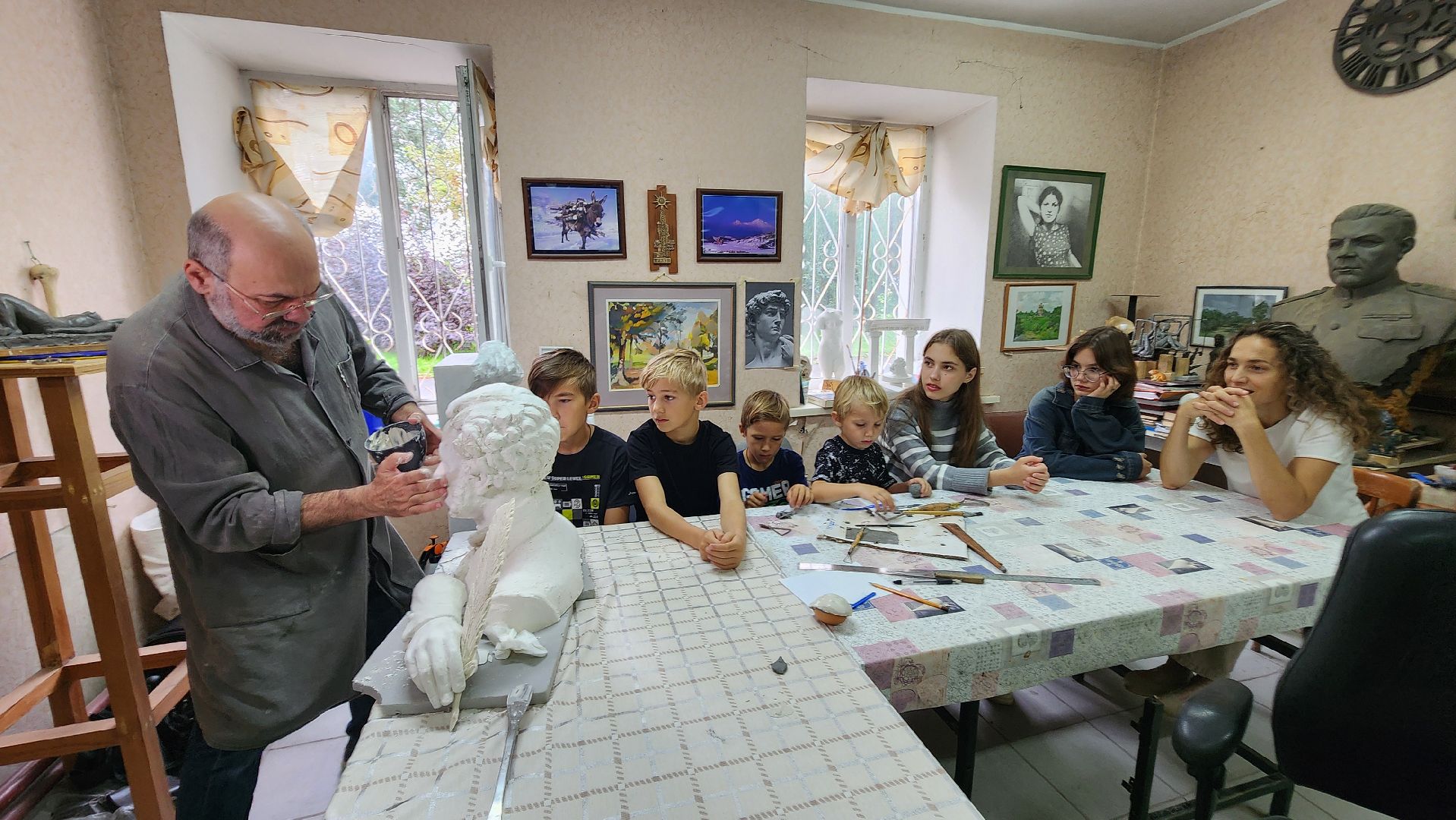 Солнечногорск, курск мы рядом, искусство, скульптура, многодетные семьи,