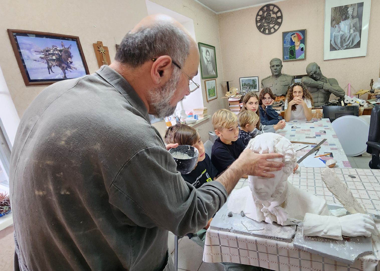 Солнечногорск, курск мы рядом, искусство, скульптура, многодетные семьи,