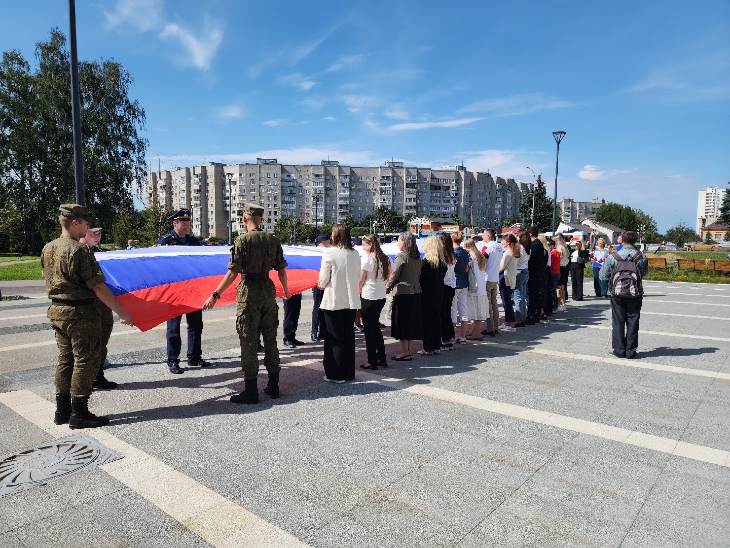 Черноголовка, день флага россии, Волонтеры подмосковья,