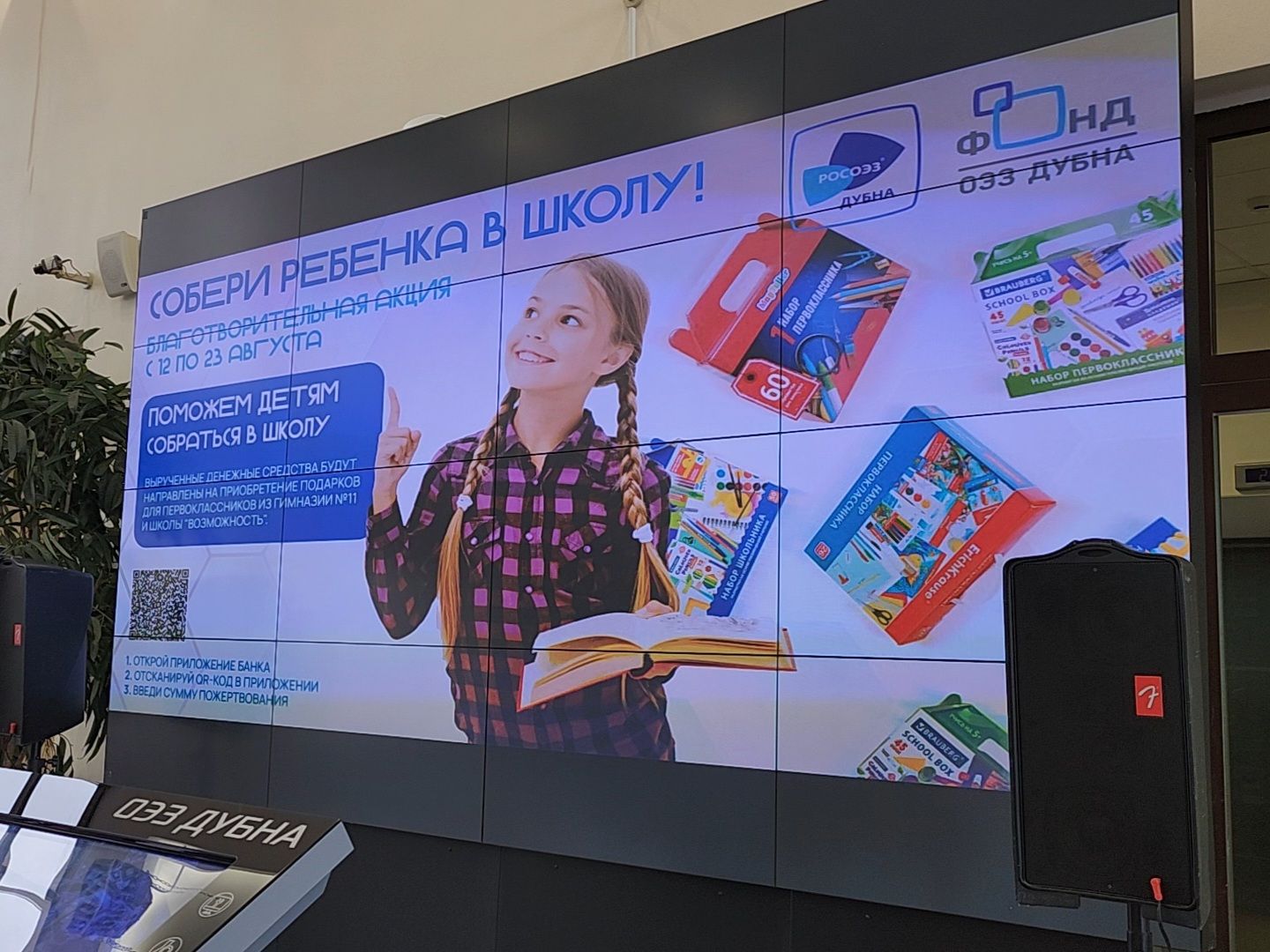 Дубна, ОЭЗ Дубна, Благотворительность, день российского флага,