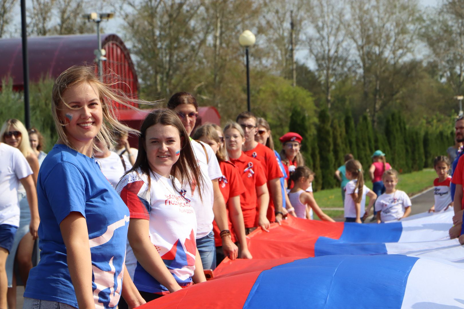 Серебряные Пруды, День флага, триколор, Парк Серебряный,