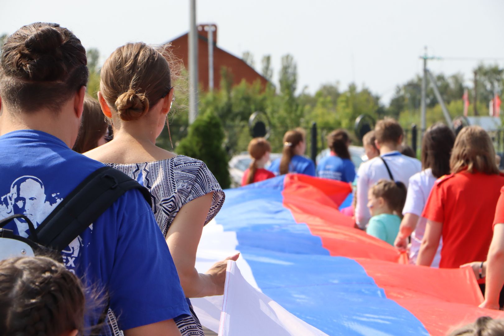 Серебряные Пруды, День флага, триколор, Парк Серебряный,