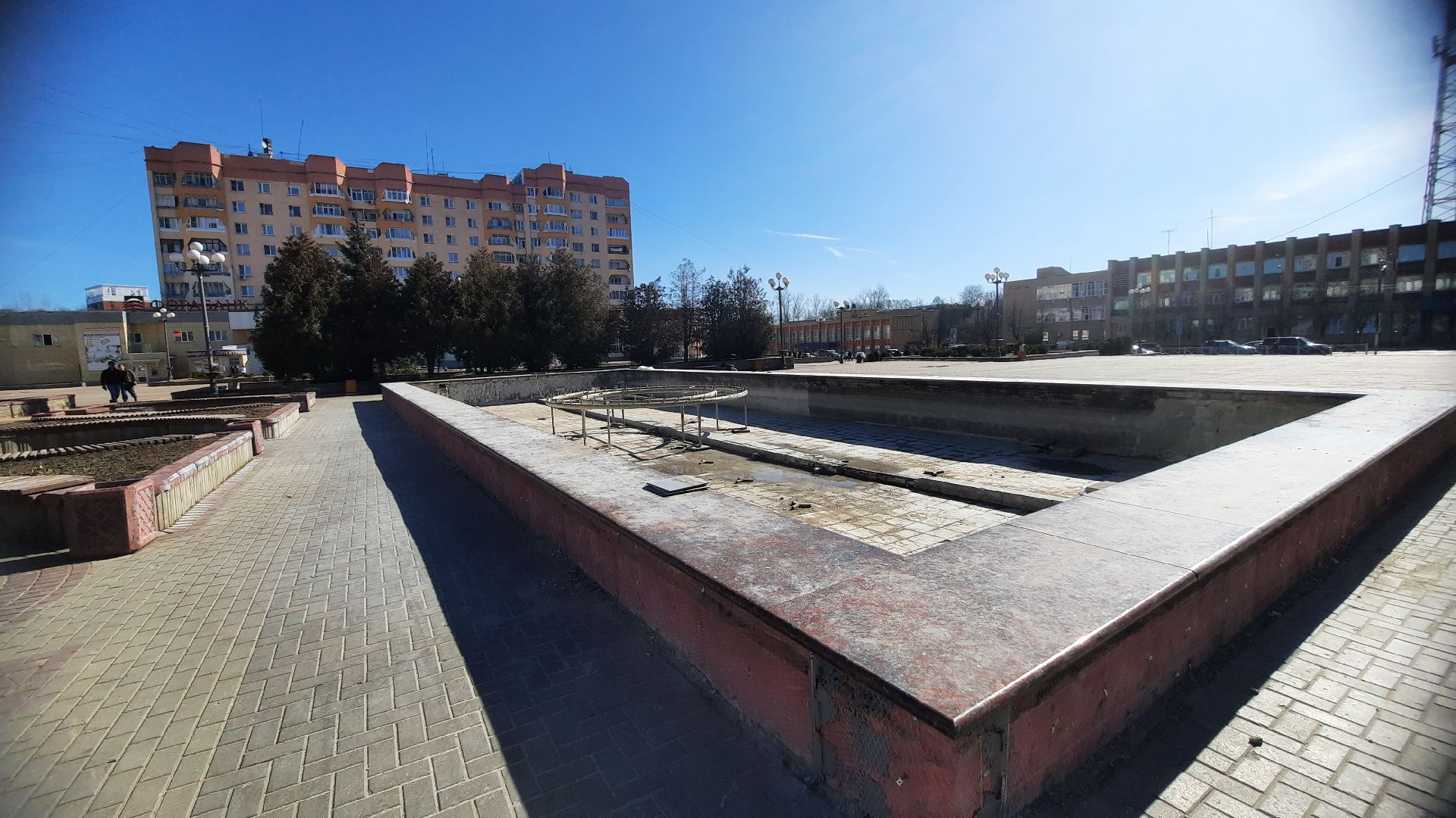 Фонтан, пуск фонтанов, город, Наро-Фоминск, перемены