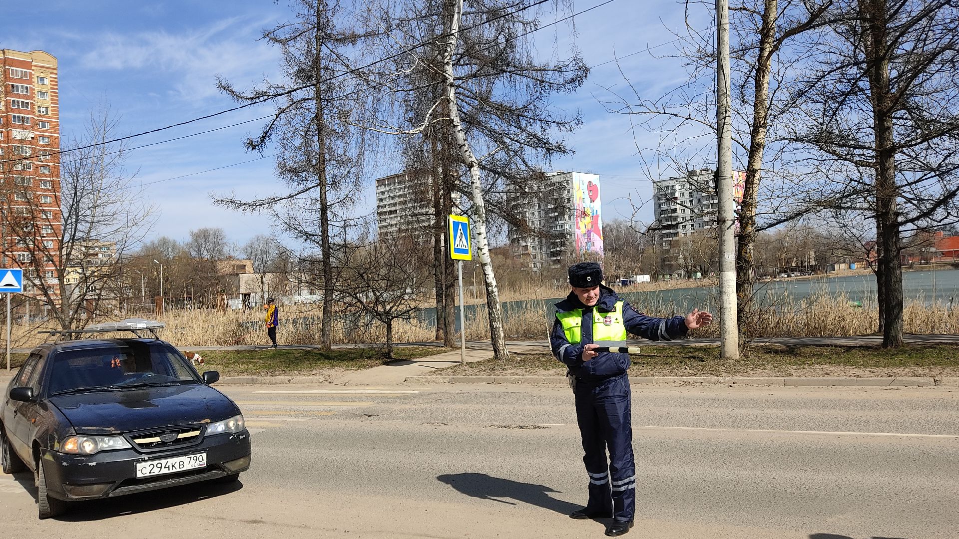 Лобня, транспорт, ГИБДД