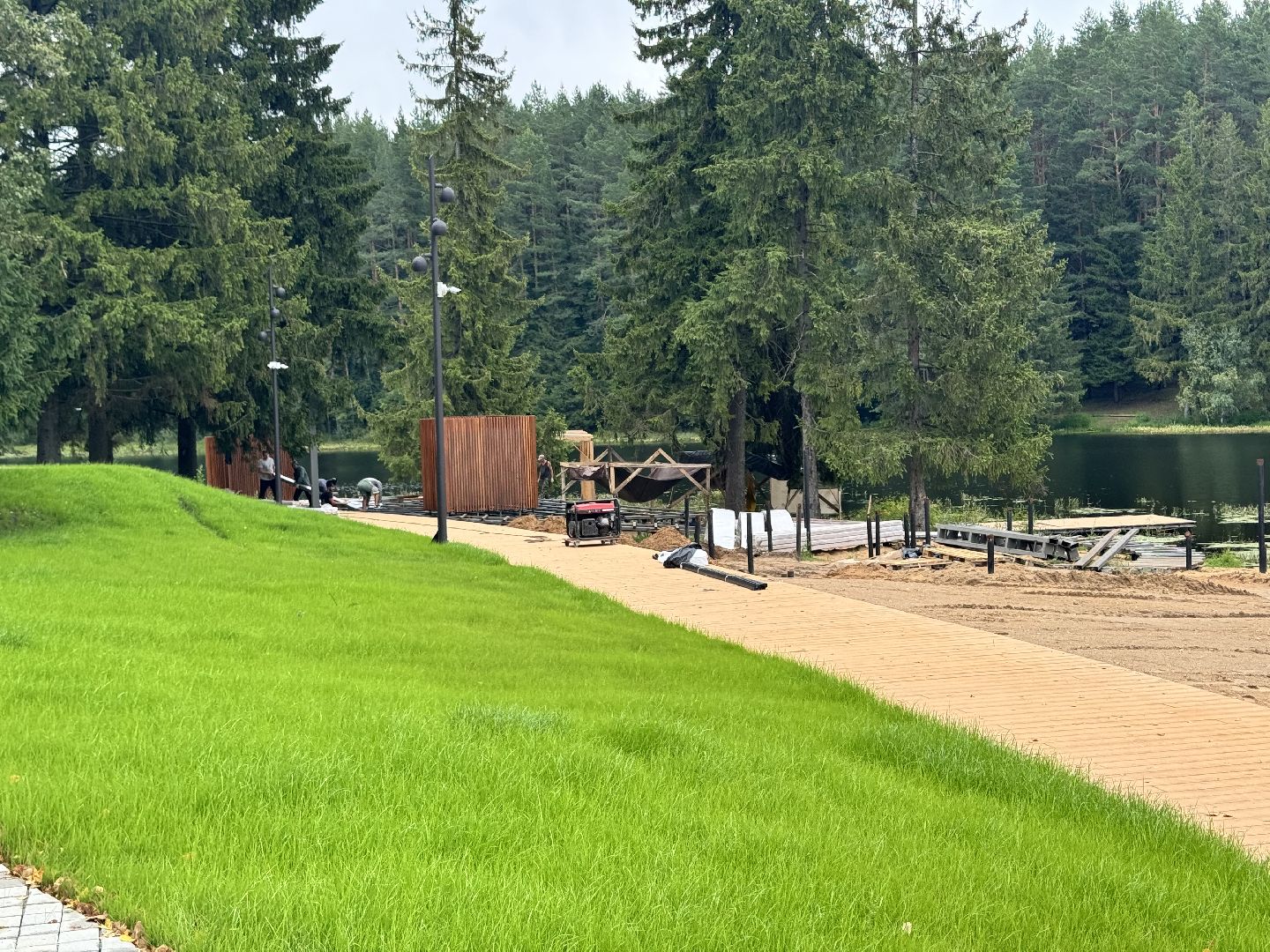 шаховская, плотина, благоуйстройство,