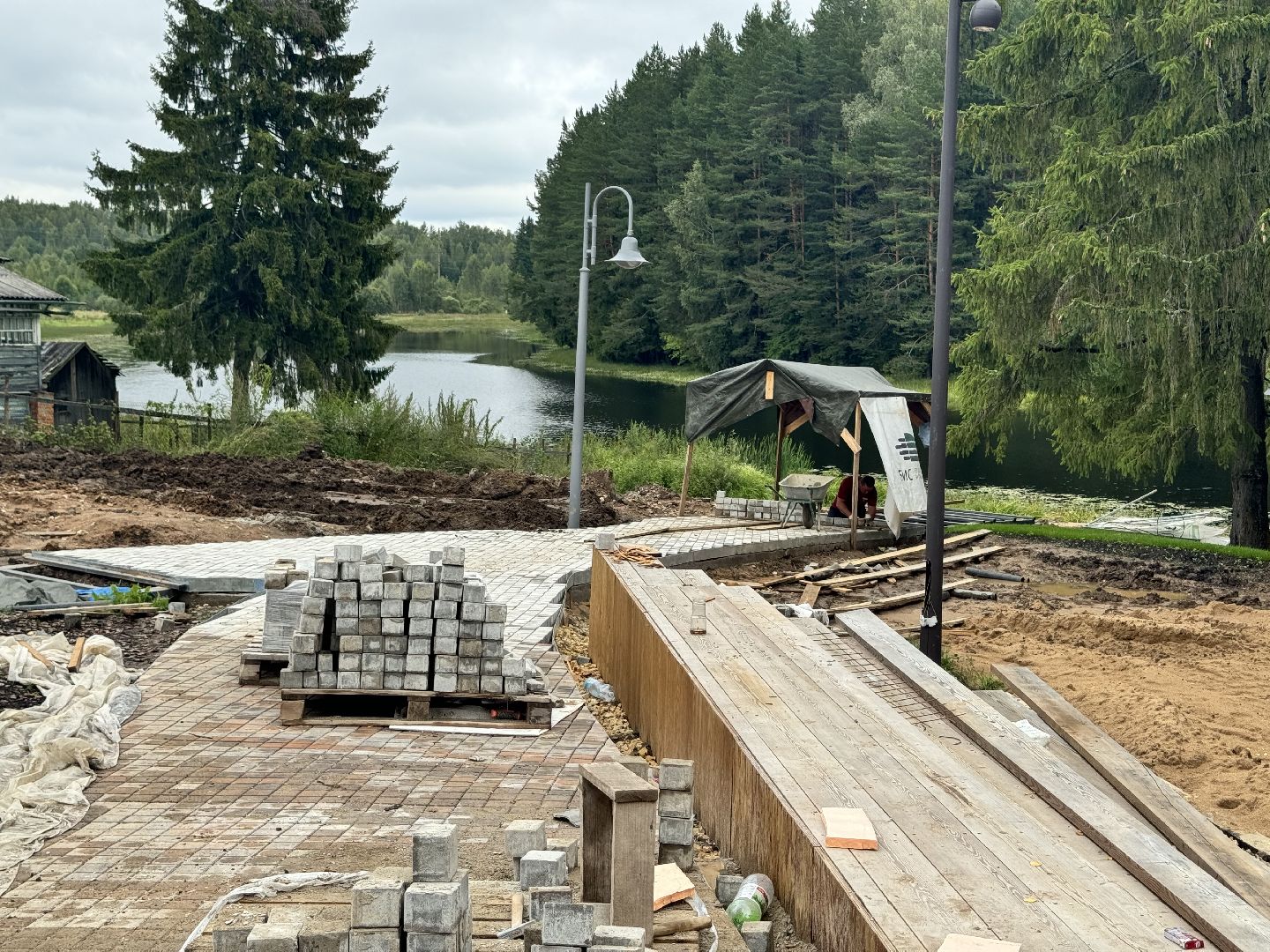 шаховская, плотина, благоуйстройство,