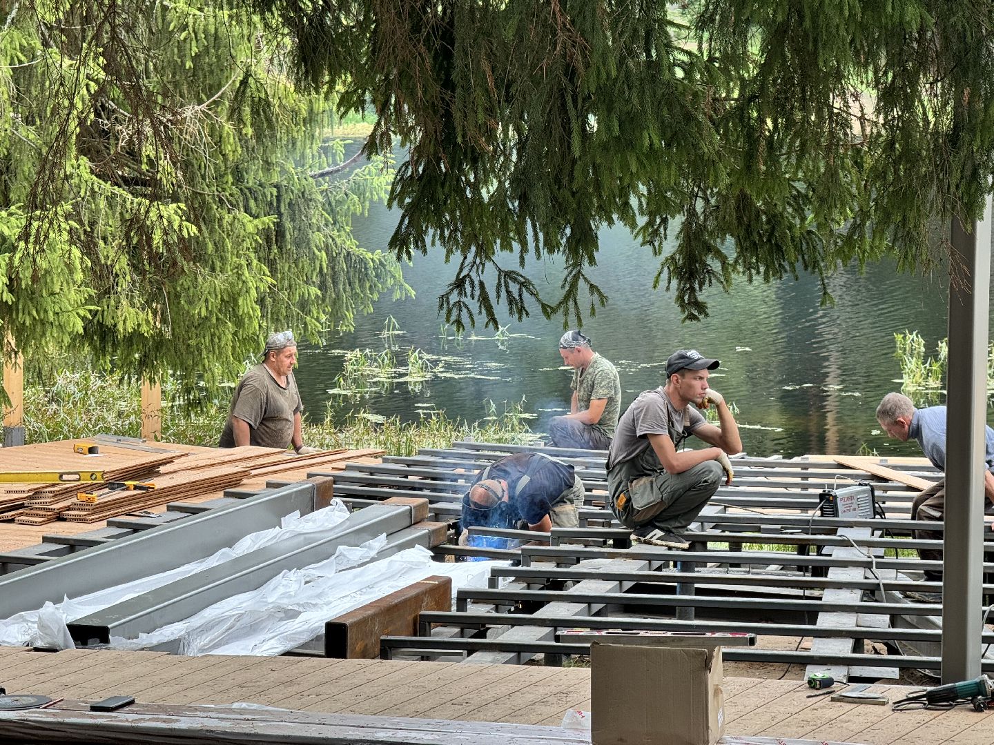 шаховская, плотина, благоуйстройство,