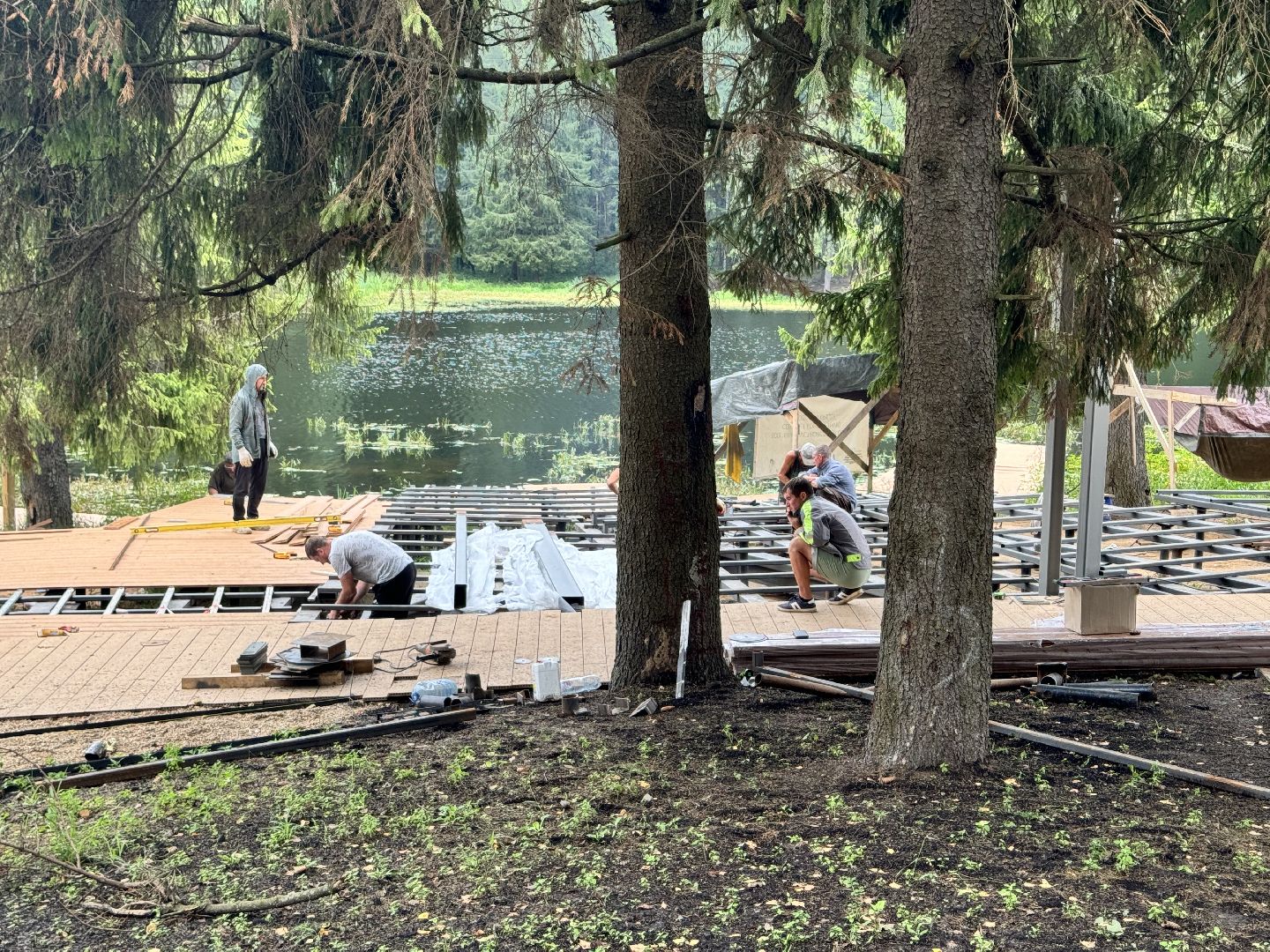 шаховская, плотина, благоуйстройство,