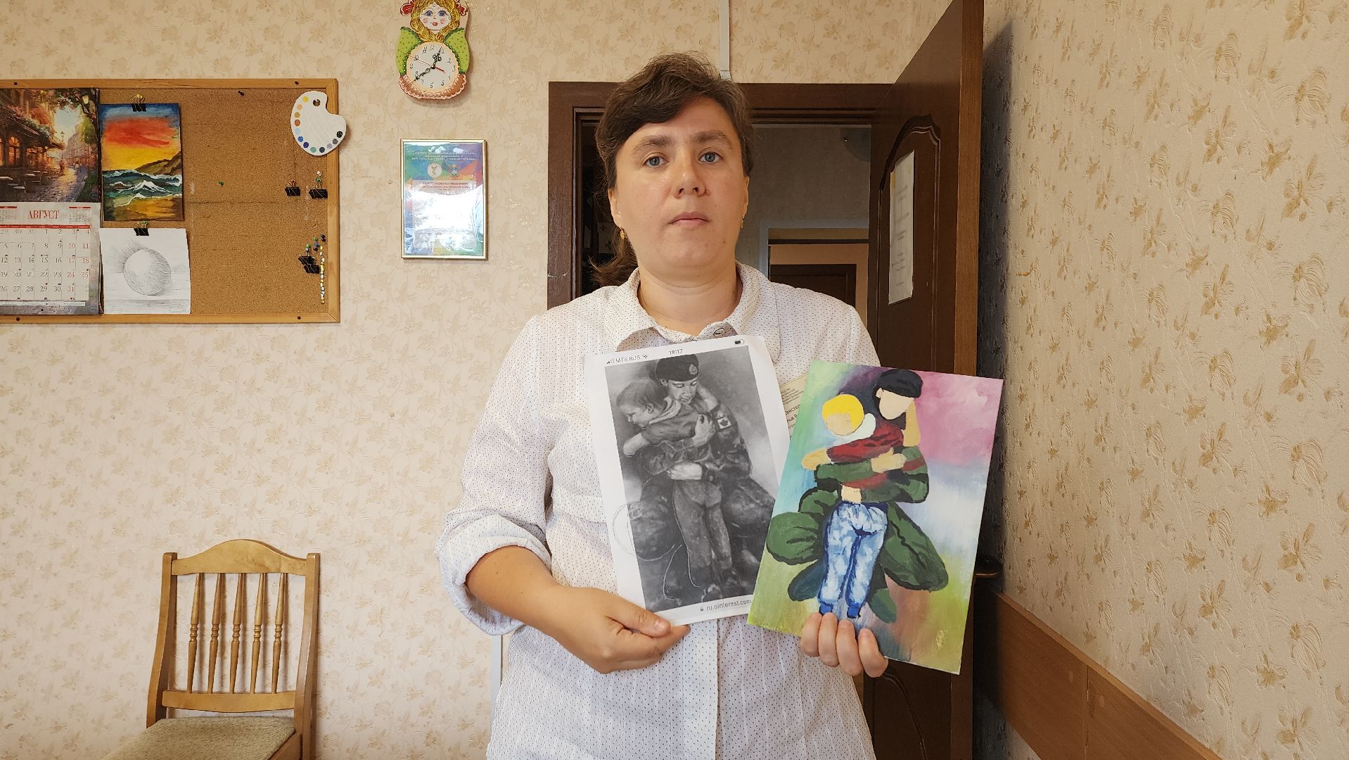 ивантеевка, центр социального обслуживания, художественная выставка, картины, участники сво, патриотизм,