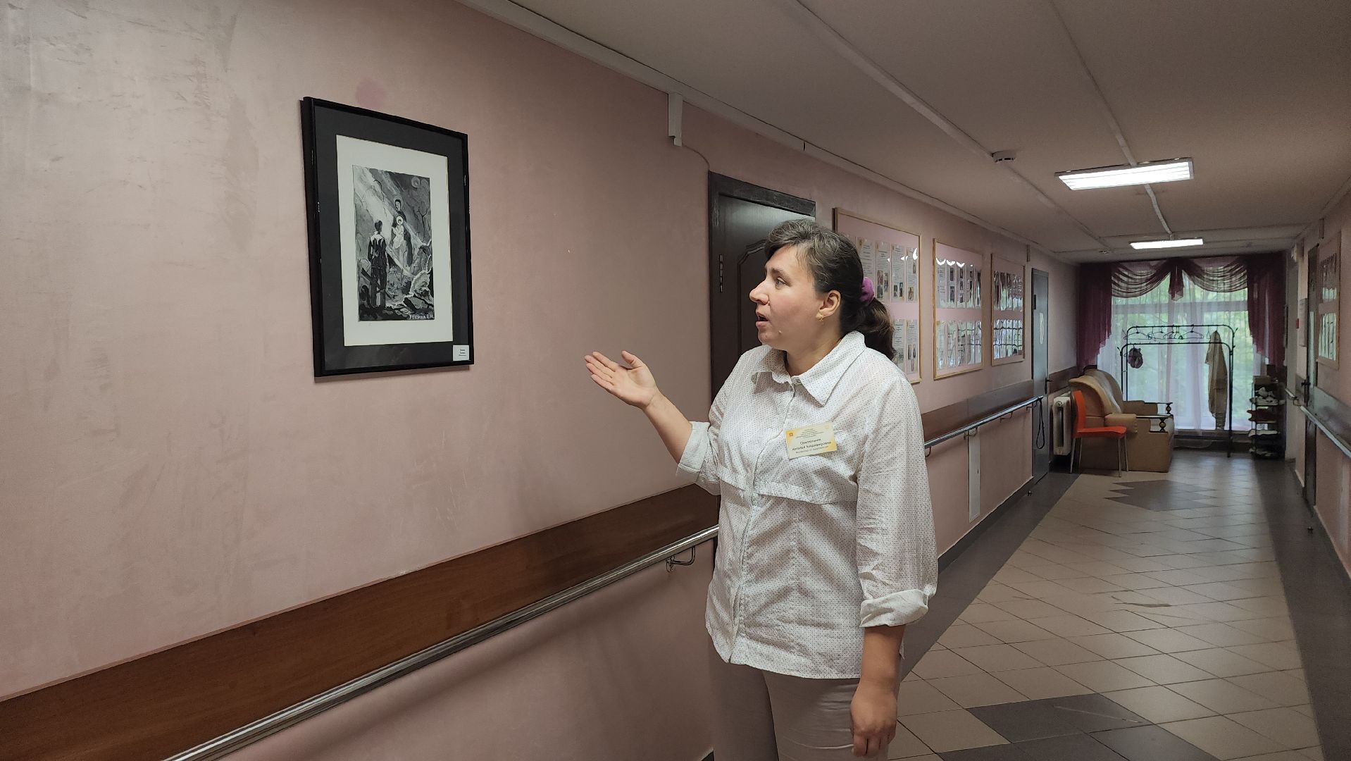 ивантеевка, центр социального обслуживания, художественная выставка, картины, участники сво, патриотизм,