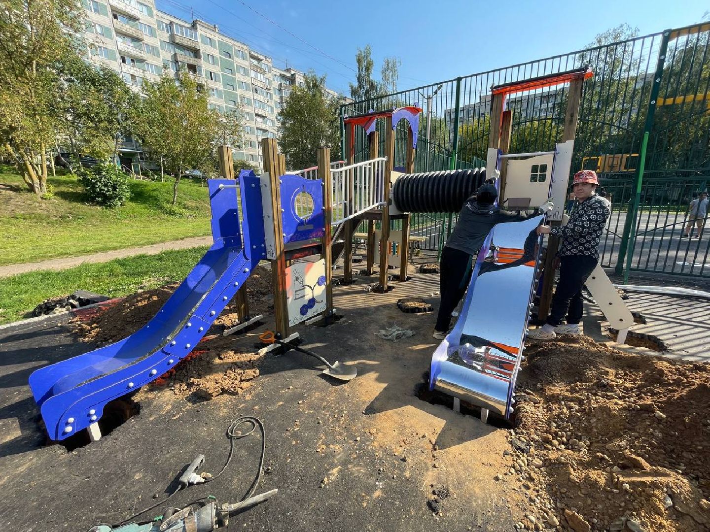 Дмитров, Губернаторская детплощадка, Минблаго,