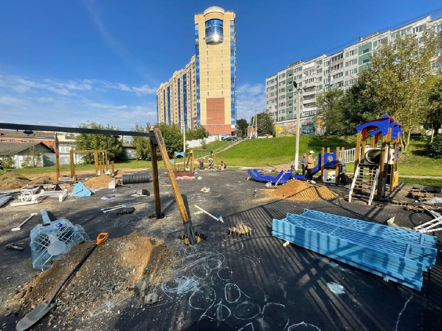 Дмитров, Губернаторская детплощадка, Минблаго,