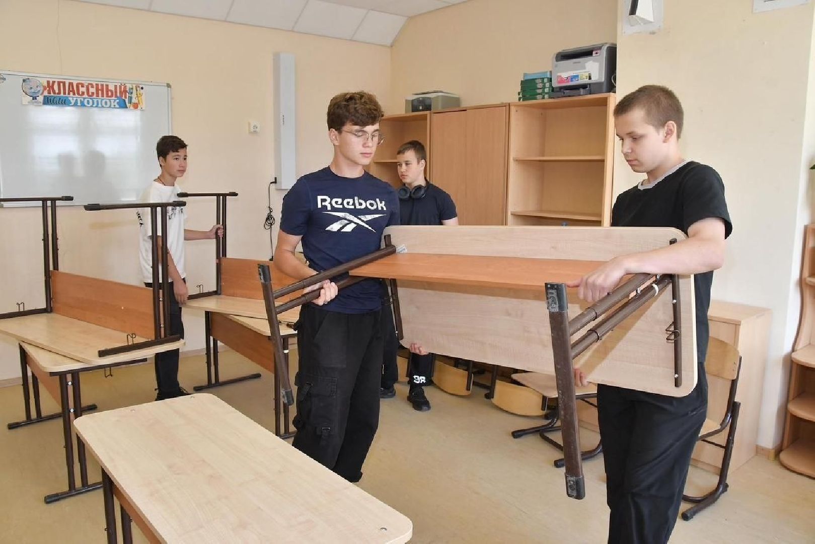 школа перспектива власиха, школа Перспектива, новый учебный год, готовность школы, учебный год 2024-2025, трудовые бригады перспектива,