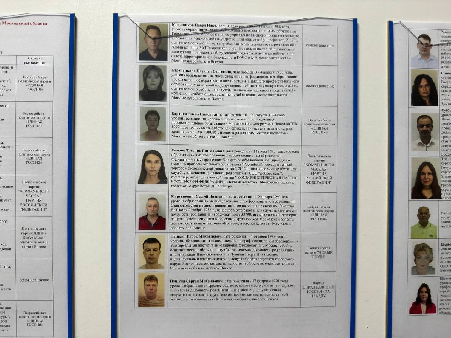 тик, совет депутатов, выборы, городской округ восход,