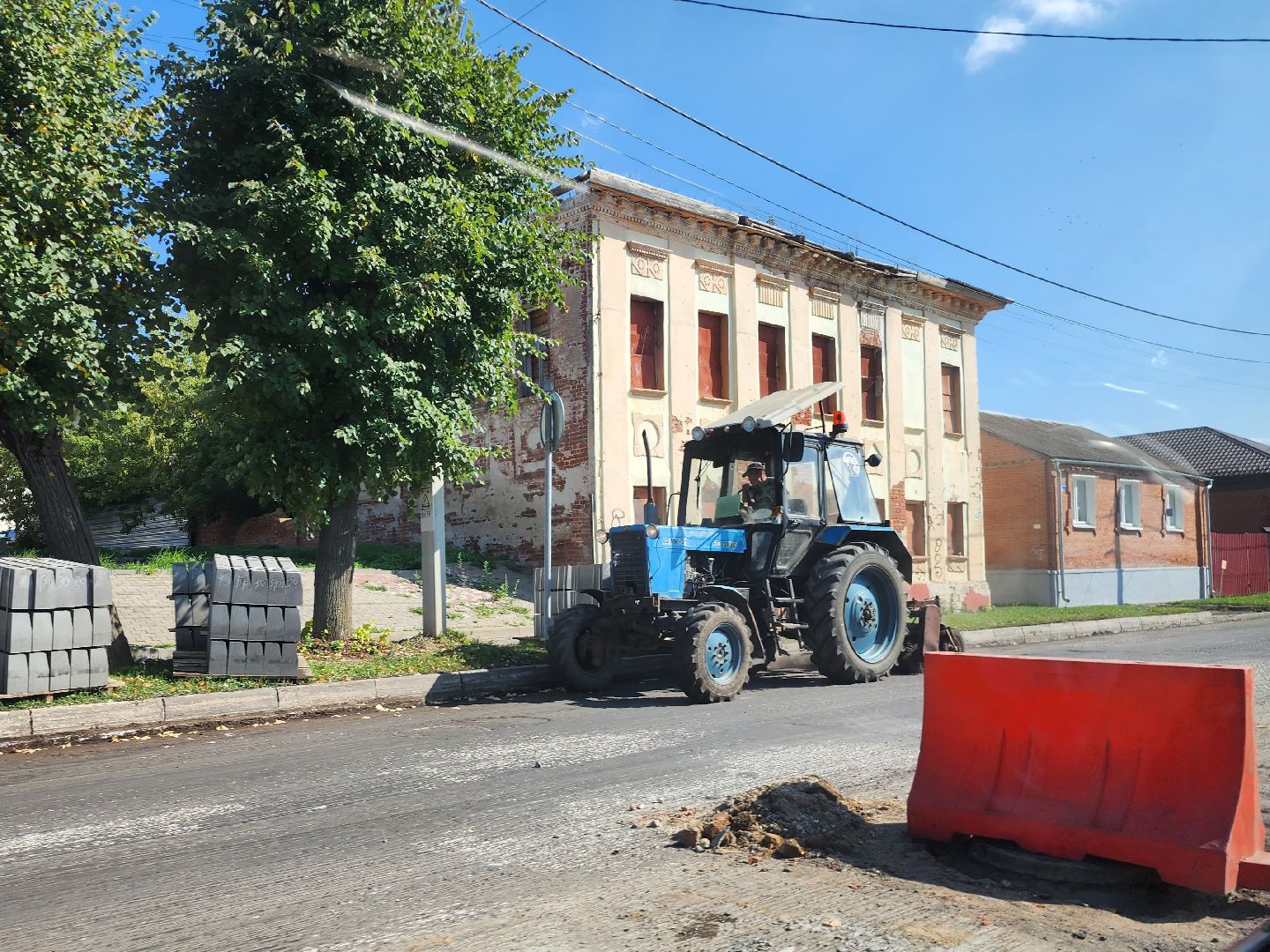 Зарайск, дороги, дорожный ремонт,