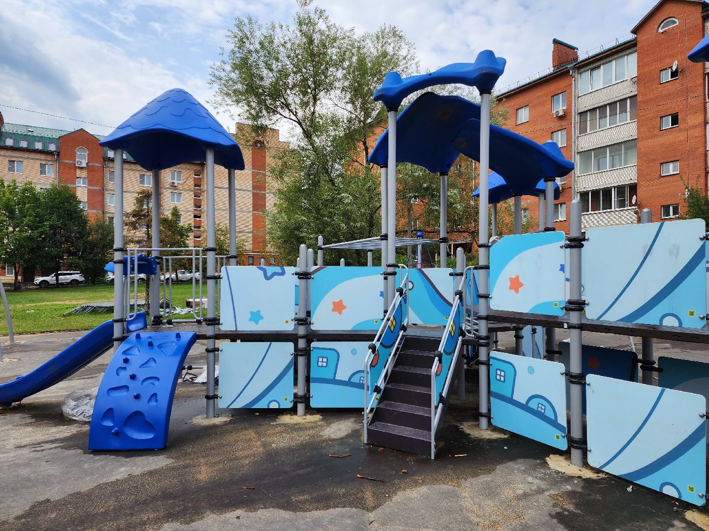 бронницы, благоустройство, модернизация детских игровых площадок, комсомольский переулок,