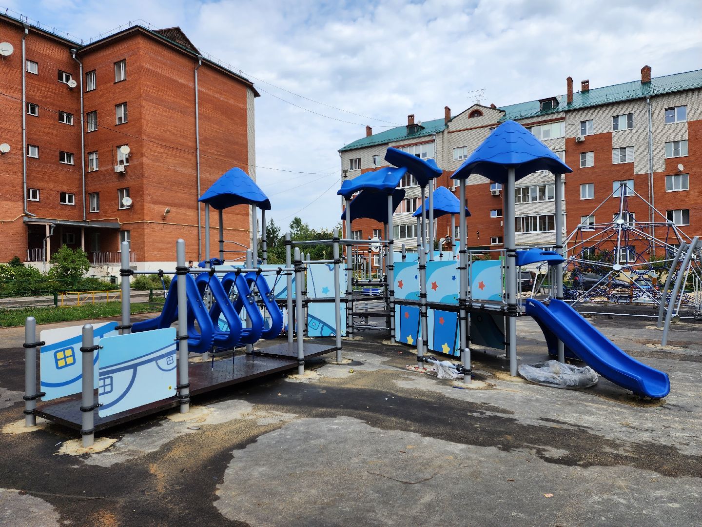 бронницы, благоустройство, модернизация детских игровых площадок, комсомольский переулок,