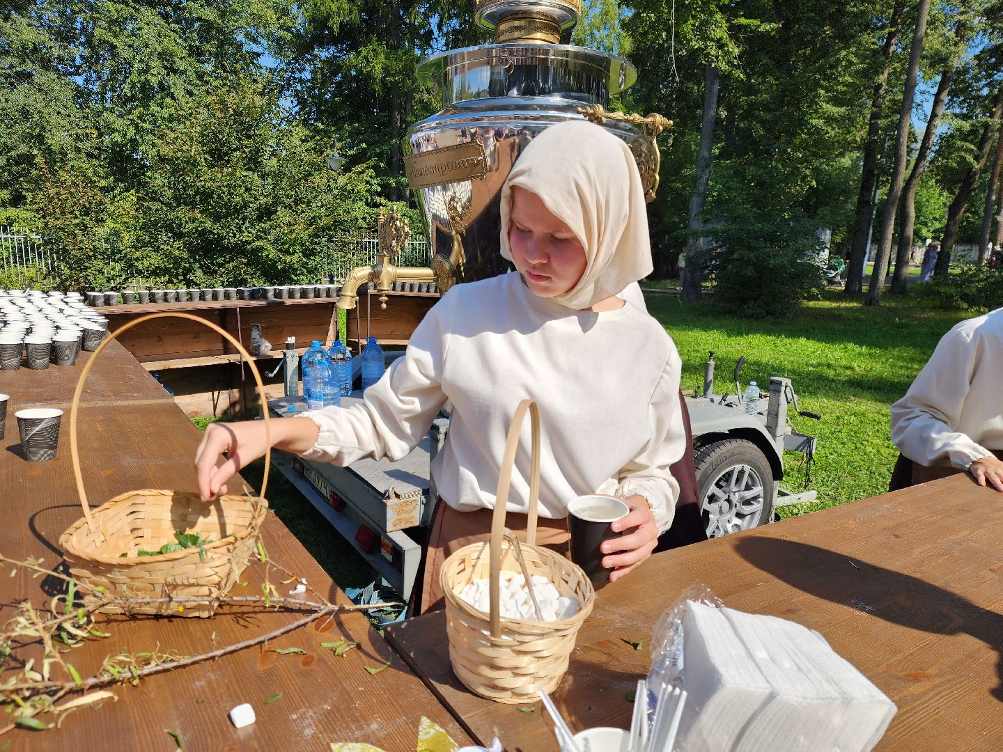ногинск, жители, самовар, чаепитие, фестиваль, общество, глуховский парк,