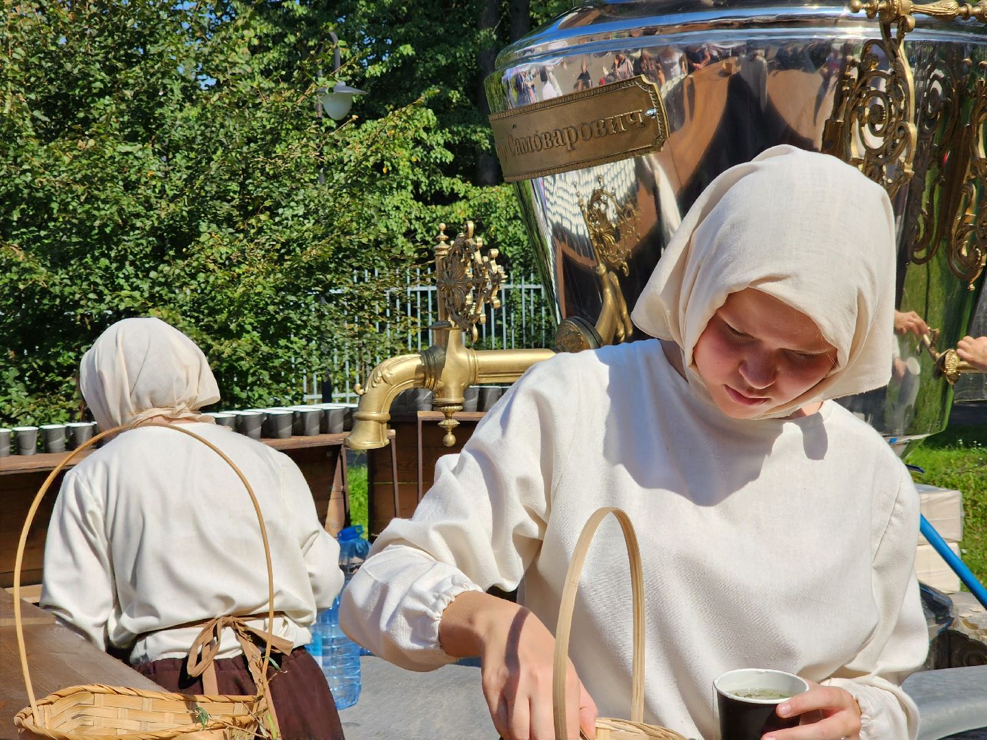 ногинск, жители, самовар, чаепитие, фестиваль, общество, глуховский парк,