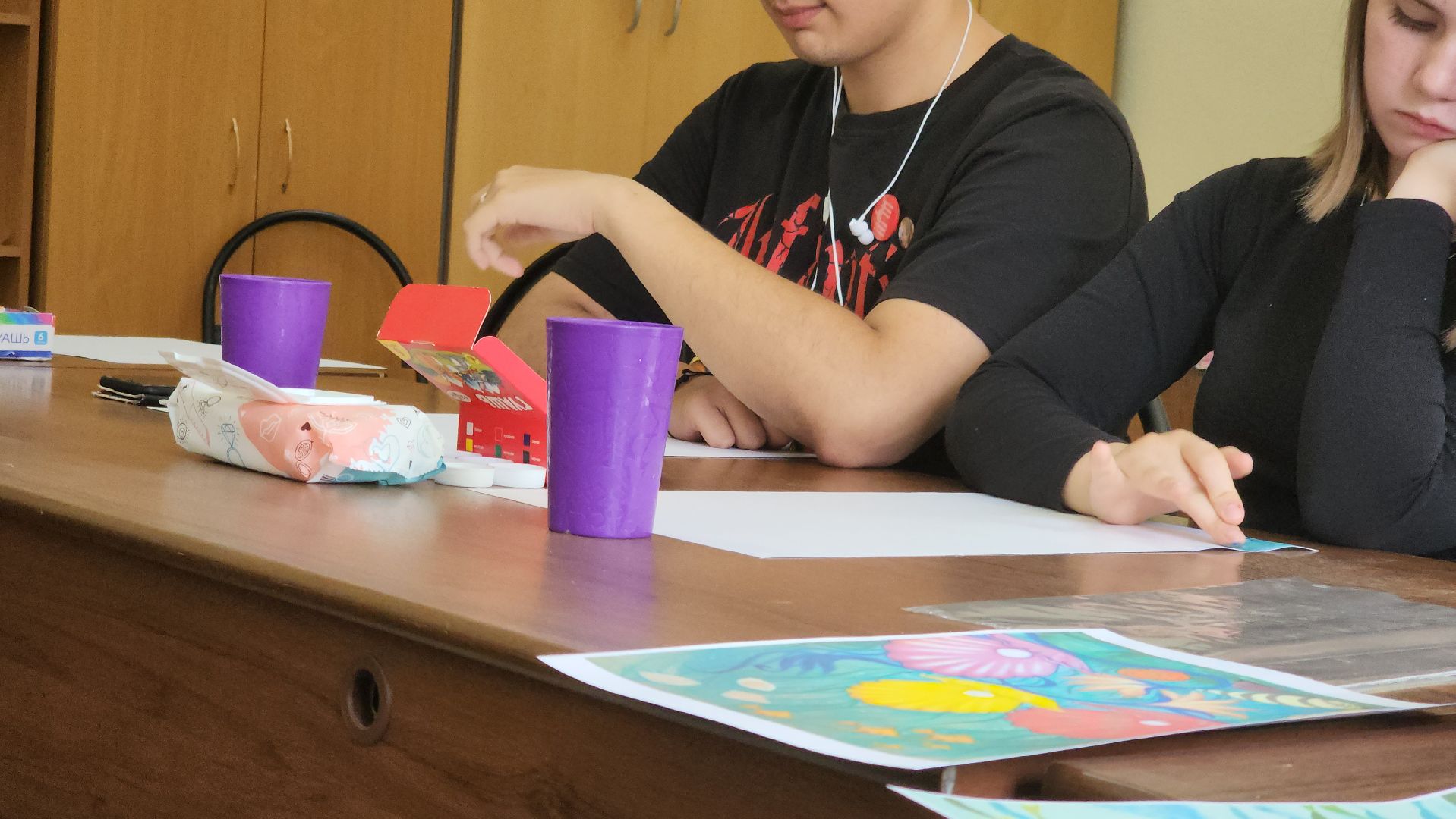 долгопрудный, кмц, арт-терапия, рисование пальцами,