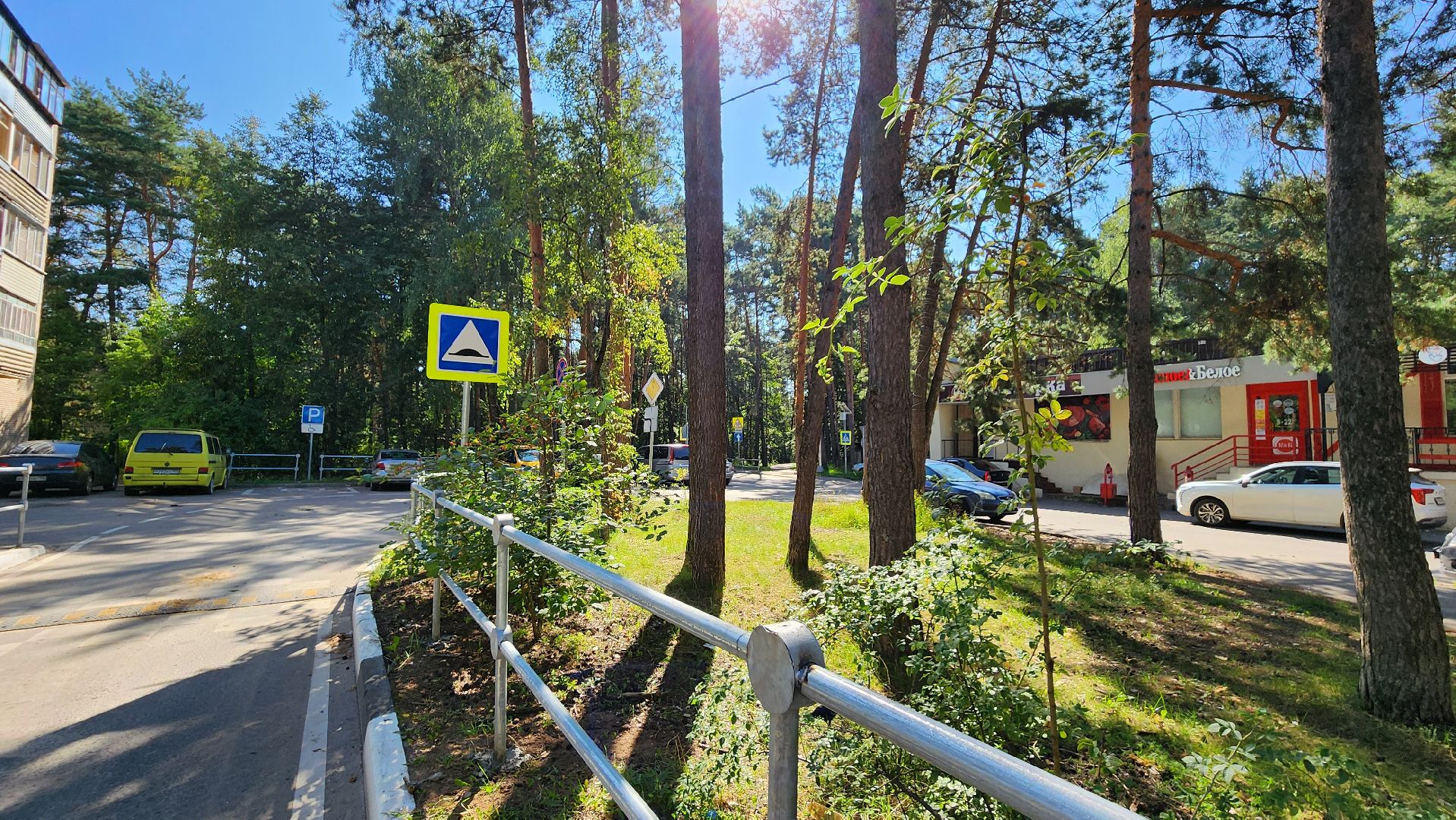 лицей, безопасность детей, протвино, ограждающие элементы, комбинат благоустройства,