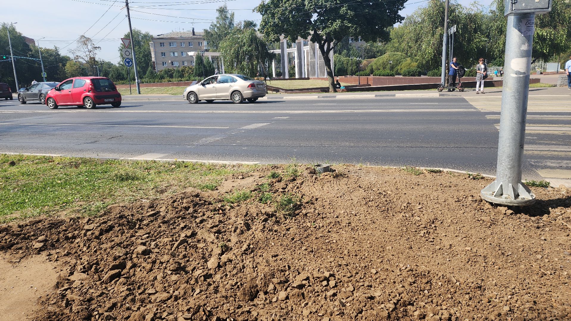 пушкино, газон, благоустройство, трава, семена, коммунальная служба,