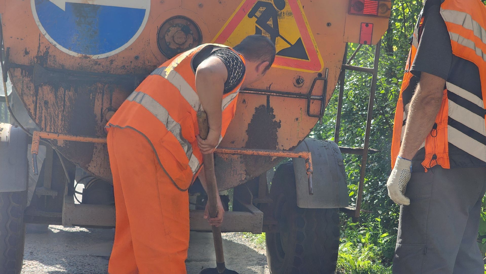 дороги, ямочный ремонт, протвино, комбинат благоустройства, ремонт дорог,