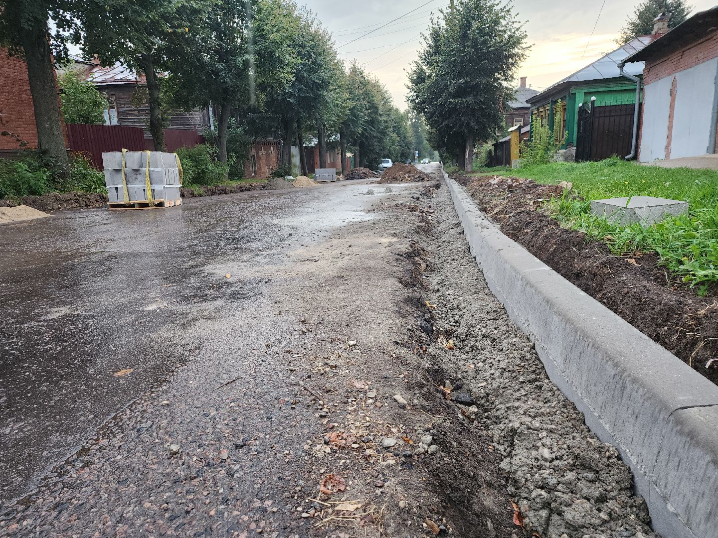 серпухов, подмосковье, ремонт дороги,