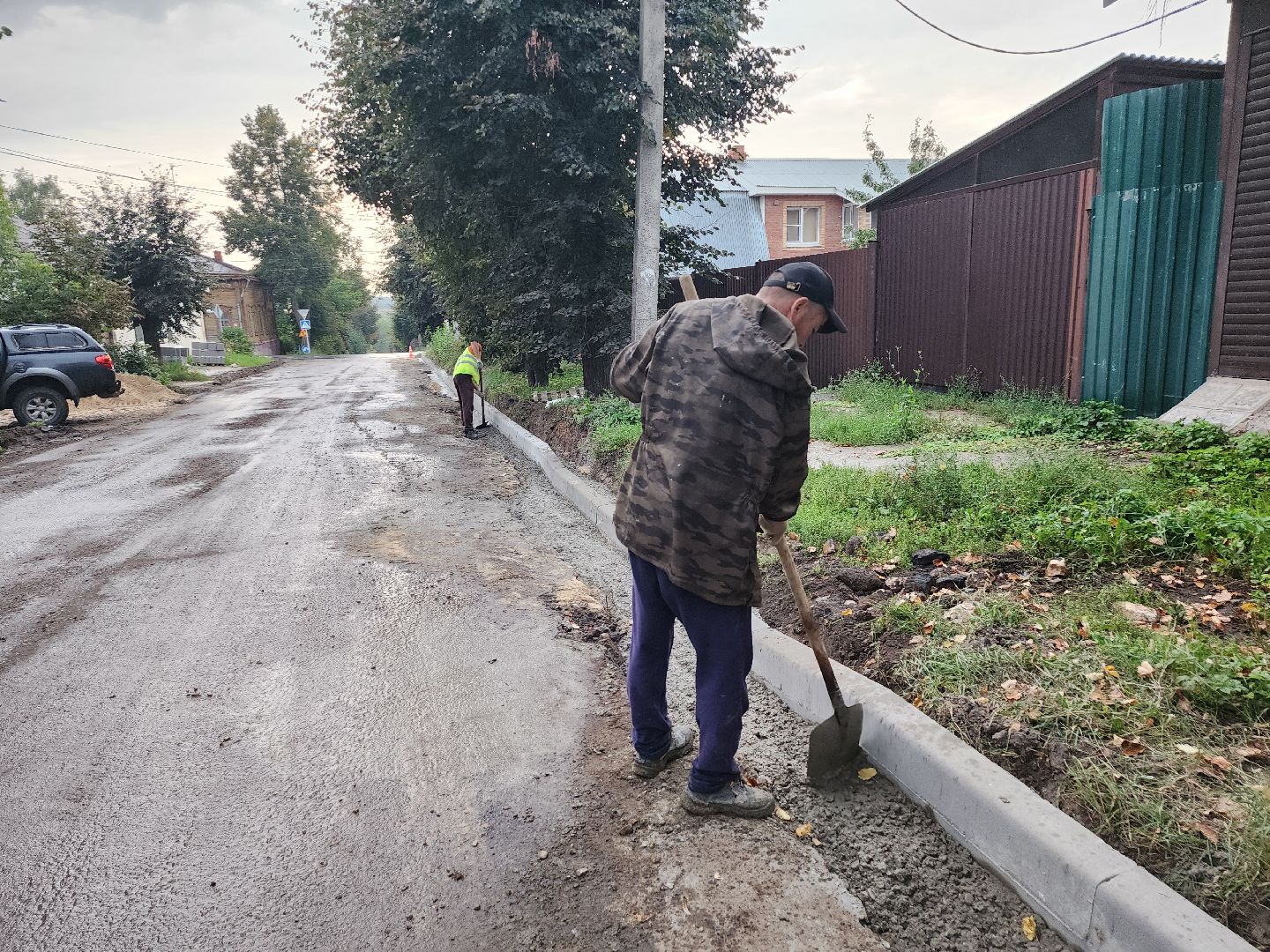 серпухов, подмосковье, ремонт дороги,