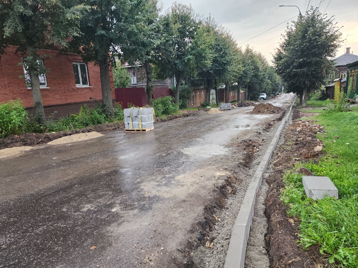 серпухов, подмосковье, ремонт дороги,